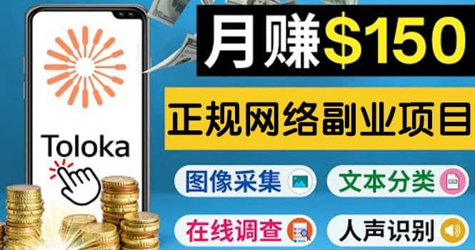 正规网络副业赚钱平台Toloka，利用业余时间月赚150美元|明哥资源