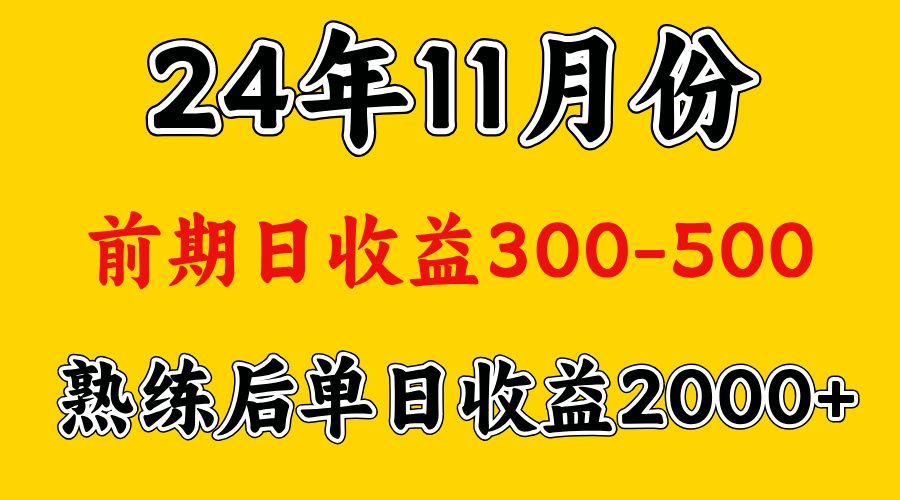 轻资产项目，前期日收益500左右，后期日收益1500-2000左右，多劳多得|明哥资源