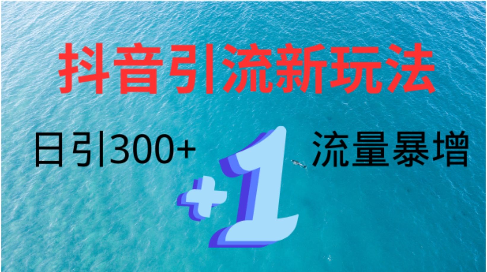 创业粉高效引流，抖音工具号玩法4.0，日引300+|明哥资源