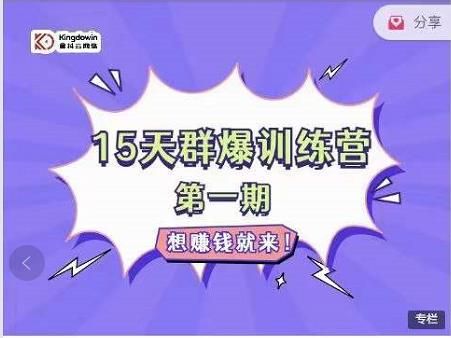 金抖云Peter《15天群爆训练营》，破解抖音玄学，群爆心法，起号方式|明哥资源