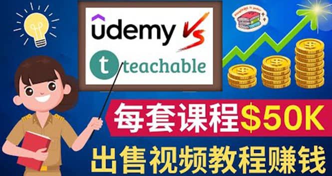 制作出售视频课程并快速进行粉丝变现的方法，轻松获利5万美元以上|明哥资源