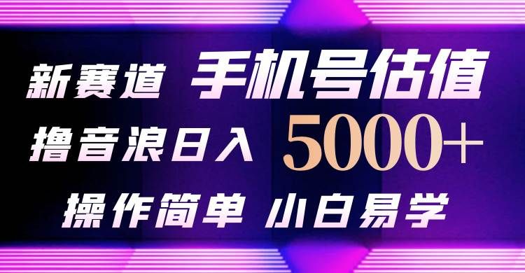 抖音不出境直播【手机号估值】最新撸音浪,日入5000+,简单易学,适合…|明哥资源