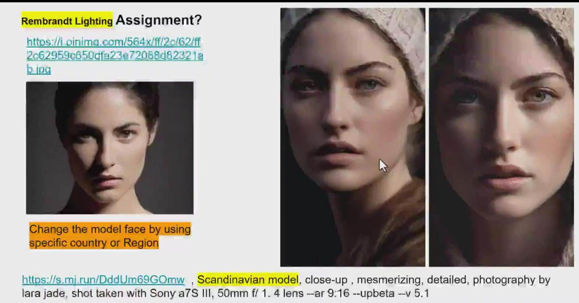 Midjourney v5 ChatGPT 和 Bard AI人工智能人像摄影大师班-15节-中英字幕|明哥资源