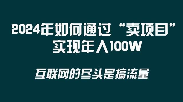 2024年如何通过“卖项目”实现年入100W|明哥资源