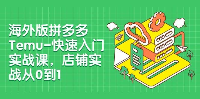 海外版拼多多Temu-快速入门实战课，店铺实战从0到1（12节课）|明哥资源