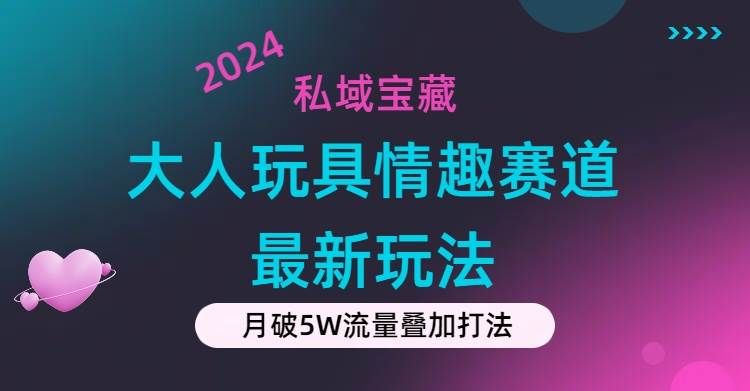 私域宝藏：大人玩具情趣赛道合规新玩法，零投入，私域超高流量成单率高|明哥资源