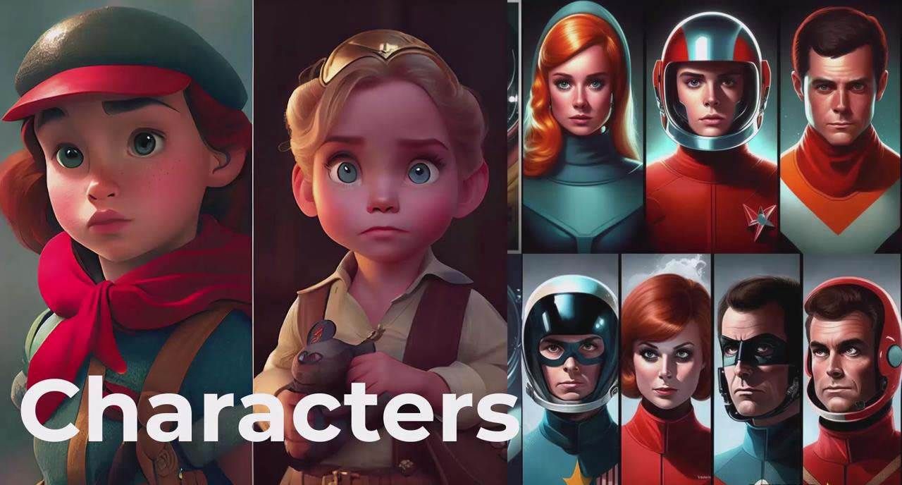 掌握 MidJourney V5 AI + ChatGPT创建一致的角色设计图像-22节课-中英字幕|明哥资源