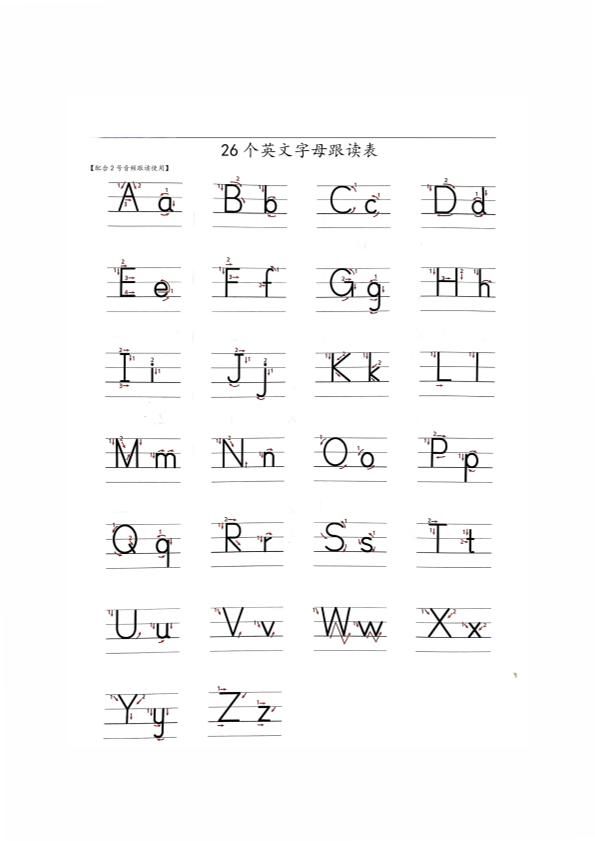 新教材三上英语同步字帖人教PEP版本|明哥资源