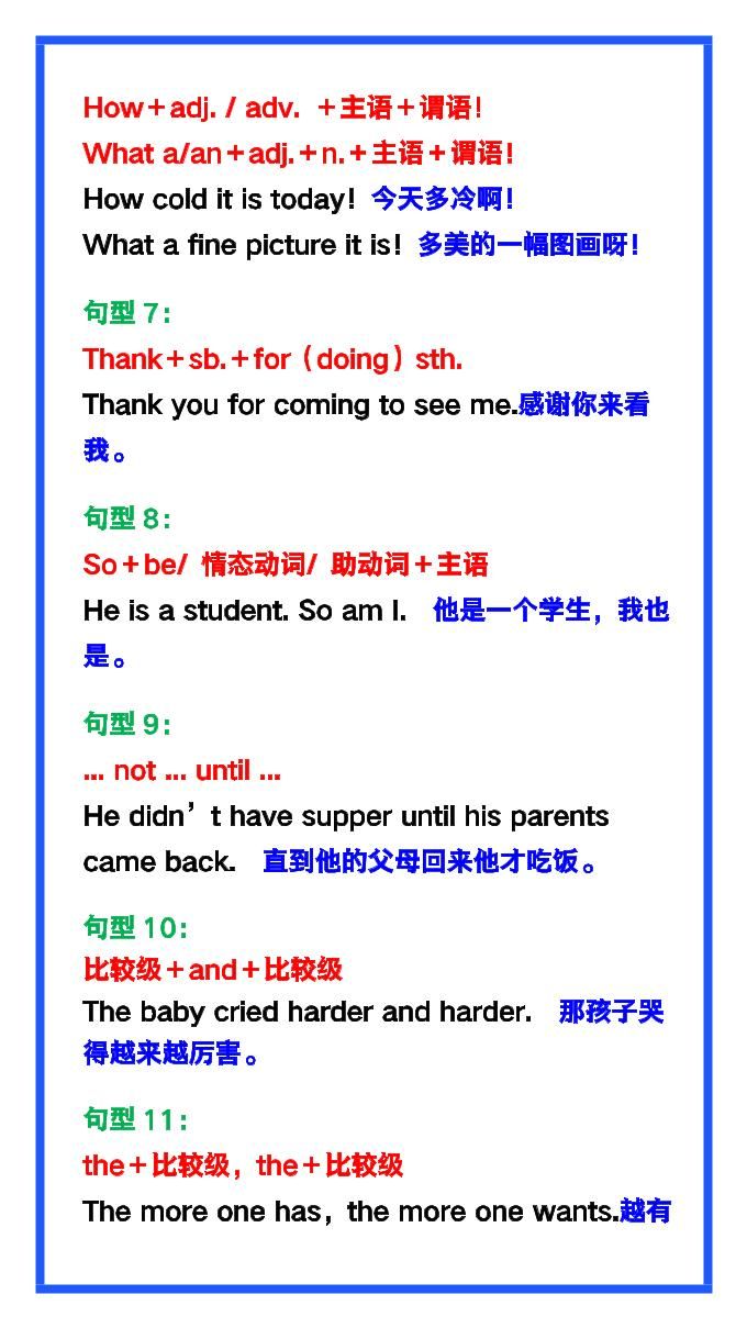 【2025秋新版】六年级英语上册《必备基础句型》,最全整理!|明哥资源