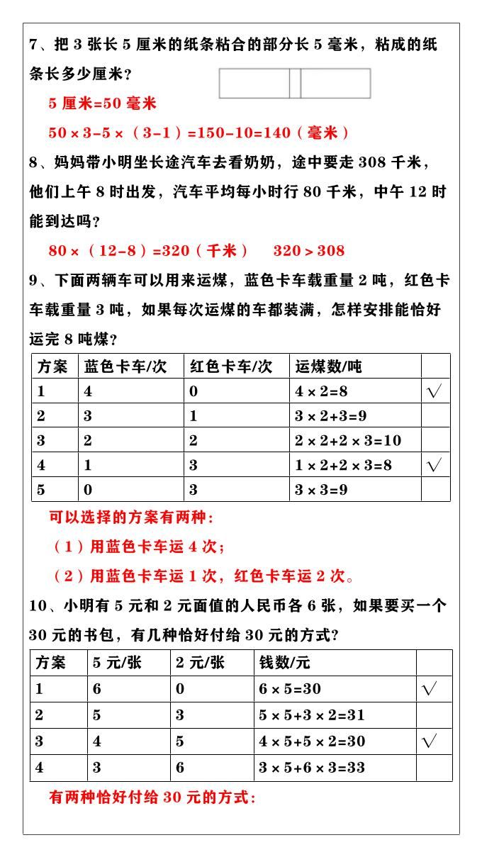 【2025秋新版】三年级上册数学重点应用题专项练习|明哥资源