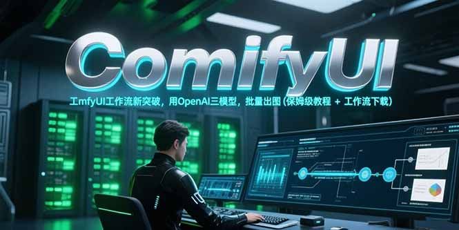 ComfyUI工作流新突破，用OpenAI三模型，批量出图(保姆级教程+工作流下载|明哥资源