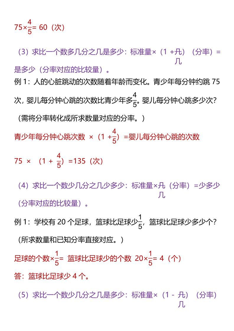 【2025秋新版】六年级上册数学分数应用题的分类练习大全|明哥资源
