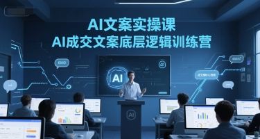 AI文案实操课，AI成交文案底层逻辑训练营|明哥资源
